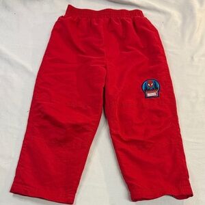 Marvel - Spiderman - Red Children's Pants with Spider-Man Emblem